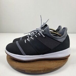 Athalonz EnVe Golf Shoes Mens 13 Black Steel Grey Spikeless Performance Sneaker